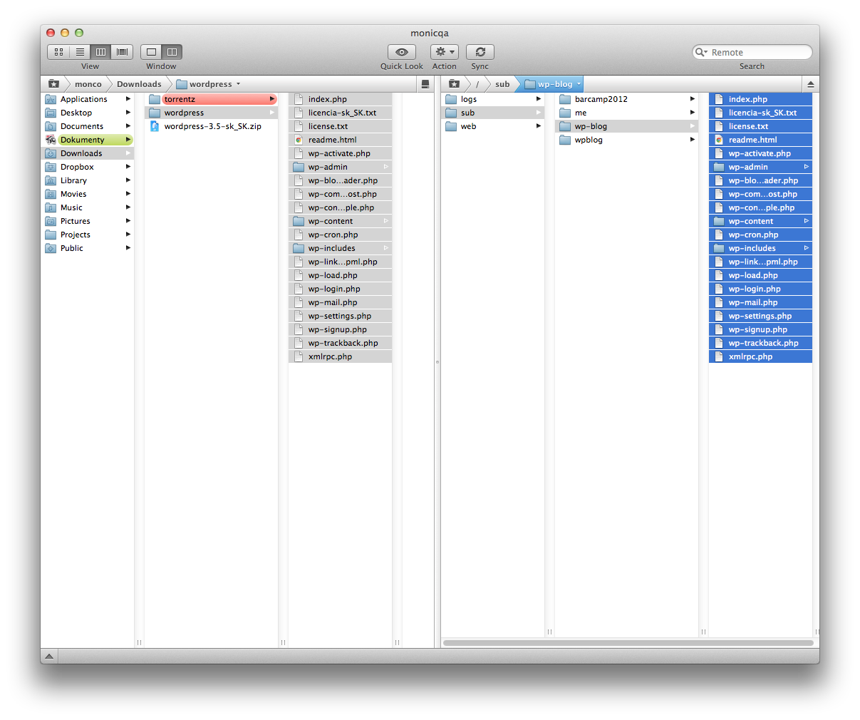 wordpress_kopirovanie_ftp